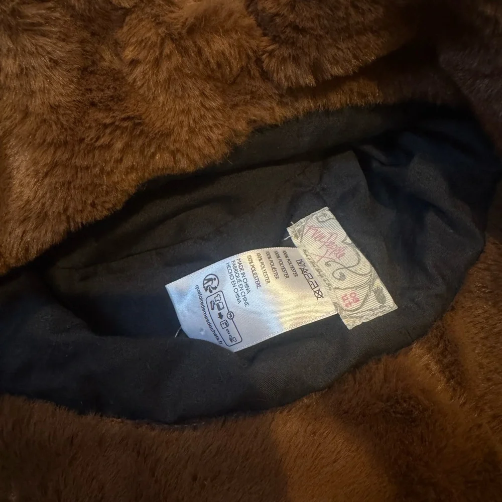 Free People Brown Faux Fur Hat - Picture 2 of 3